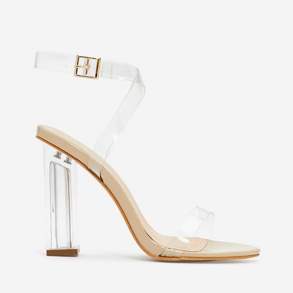 Brand new clear heels
